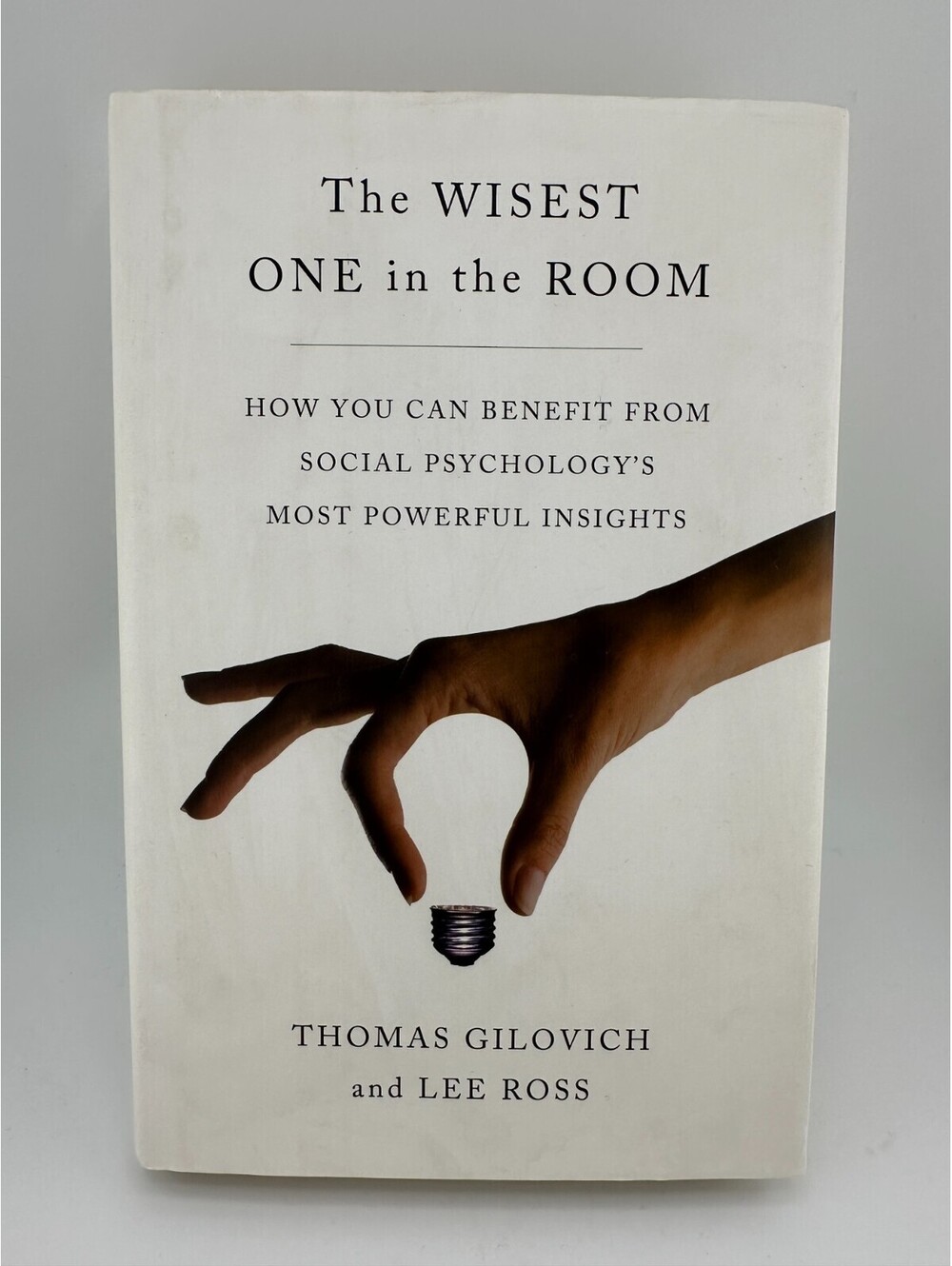 The Wisest One in the Room – Gilovich & Ross Hardcover Social Psychology Annota